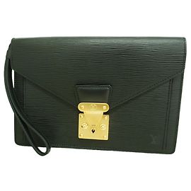 Sac pochette Louis Vuitton en cuir Epi