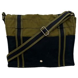 Hermès Hermes Fourre-Tout Bassas MM Canvas Schultertasche