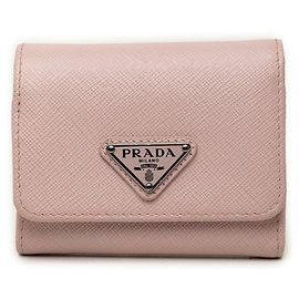 Carteira Prada Saffiano Tri-fold