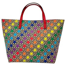 GUCCI Kinder GG Supreme Tote Bag mit Sternprint