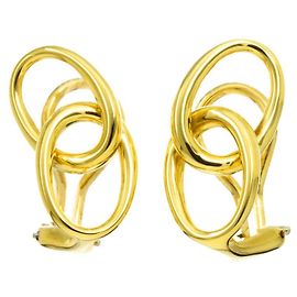 Autre Marque Orecchini a clip Double Loop Tiffany & Co. in oro giallo 18K