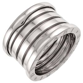 Bulgari Anillo Bvlgari BVLGARI B-ZERO1 de 5 bandas en oro blanco