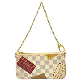 Louis Vuitton Damier Azur Label Collection Pochette Mira MM