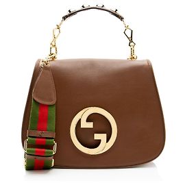 Borsa a tracolla media Blondie in pelle Gucci