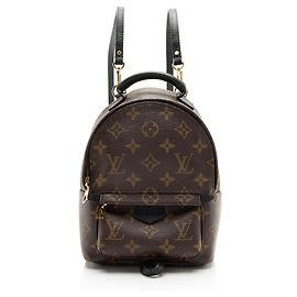 Mochila Mini Palm Springs em Canvas Monogram Louis Vuitton