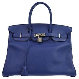 Hermès Hermes Birkin Blue Togo avec Hardware Palladium 35