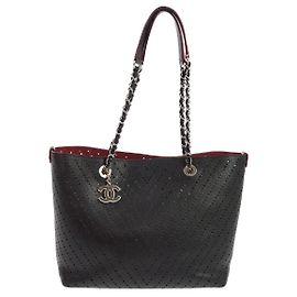 Chanel Shopping Perforated Caviar Small
