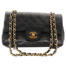 Chanel Classic Double Flap Quilted Lambskin Small