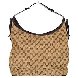Gucci Creole Hobo GG Canvas