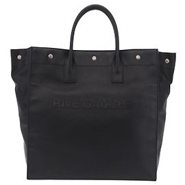Autre Marque Saint Laurent Rive Gauche Shopper in pelle goffrata Large