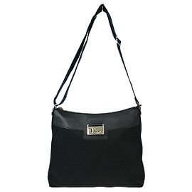 Christian Dior Vintage Street Chic Messenger Diorissimo Canvas and Leather Medium