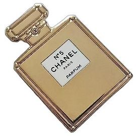 Broche Chanel N°5 Parfum Dorée