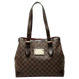 Bolso de mano Louis Vuitton Damier Ebene Hampstead MM Tote Bag