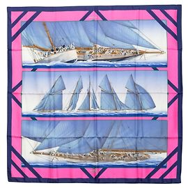 Hermès Lenço Hermes Carre 90 Rafales