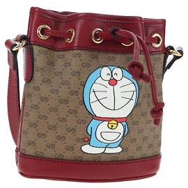 GUCCI Micro GG Supreme Fujiko Pro Collaboration Bag PVC 647801 Auth BA15767M