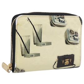 LOUIS VUITTON Vernis Sticker Print Nicola Geschier Purse M50372 Auth 167756