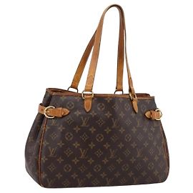 LOUIS VUITTON Monogram Batignolles Horizontal Tote Bag M51154 LV Auth 205306