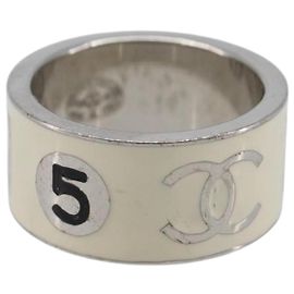CHANEL Las Vegas Exclusive Playing Cards Casino Ring metal Silver Auth 205481M
