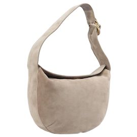 Borsa a Tracolla Cartier Trinity Suede Beige Oro Argento Auth 206754V