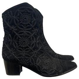 Botas de cano curto Tabitha Simmons pretas T.37,5