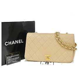 Chanel Vintage Full Flap Quilted Lambskin Medium