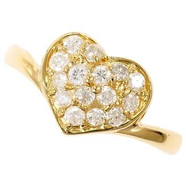 Autre Marque Anel aliança em ouro amarelo 18K e diamantes