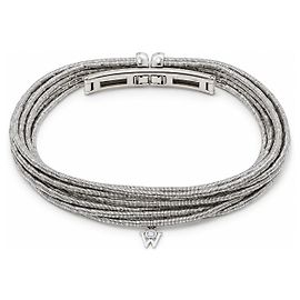 Bracciale Wellendorff Sonnenglanzknoten Oro Bianco 750/18K Corda 41,5 g Full Set