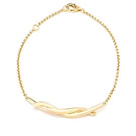 Pulseira Cartier Entrelacés Ouro Amarelo 750/18K Fecho Corrente de Elos 18 cm Bracelet