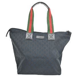 Gucci Web Zip GG Canvas Large