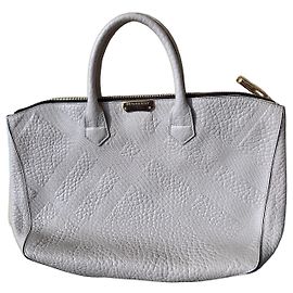 Borsa Burberry Dewsbury Medium in pelle Heritage Grain Check