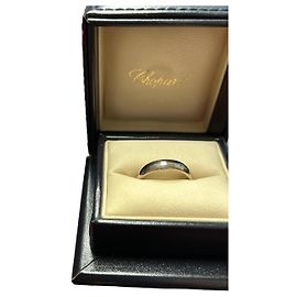 Chopard Ring Slit Mini White Gold Wedding Band