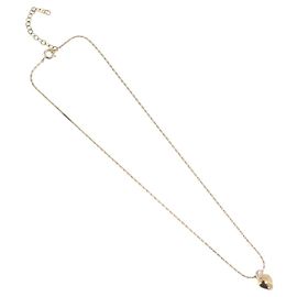 Christian Dior Logo Heart Pendant Metal