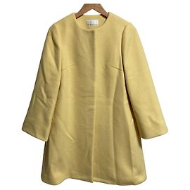 Autre Marque M-Premier Super100’s Wool Collarless Coat