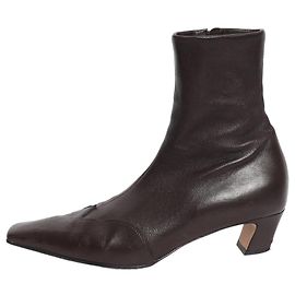 Khaite Bottines Nevada chocolat noir - taille EU 38