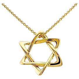 Autre Marque Collar Estrella de David Tiffany & Co. en oro amarillo de 18K
