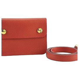 Hermès Gürteltasche Pochette aus rotem Leder
