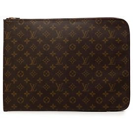 Louis Vuitton Brown Monogram Poche Documents Portfolio