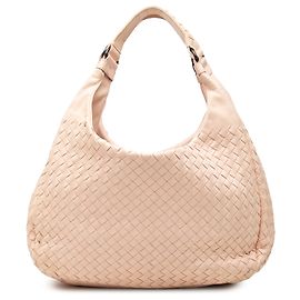 Bottega Veneta Pink Medium Nappa Intrecciato Campana Hobo