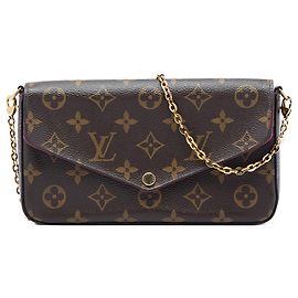 Louis Vuitton Brown Monogram Pochette Felicie