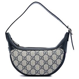 Gucci Beige Mini GG Supreme Web Ophidia Shoulder Bag