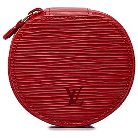 Louis Vuitton Red Epi Ecrin Bijoux