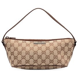 Gucci Beige GG Canvas Boat