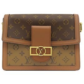 Louis Vuitton Brown Monogram Reverse Dauphine MM