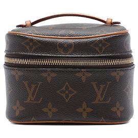 Louis Vuitton Brown Monogram Nice Nano Vanity Case
