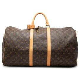 Louis Vuitton Brown Monogram Keepall 55