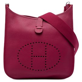 Hermès Purple Clemence Evelyne III 33