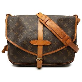Louis Vuitton Brown Monogram Saumur 30