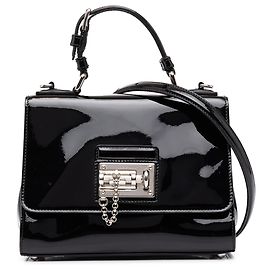 Dolce & Gabbana Bolso Miss Monica Small de charol negro
