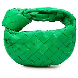 Bottega Veneta Green Candy Nappa Intrecciato Jodie