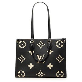 Louis Vuitton Black Bicolor Monogram Empreinte Giant Onthego MM